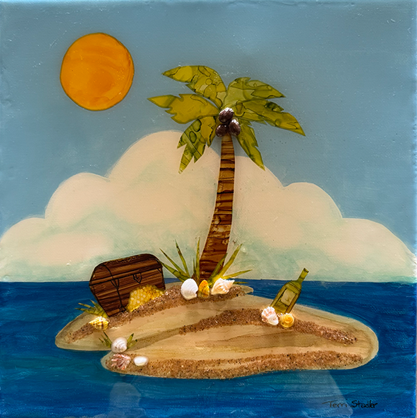 Treasure Island art class at Seaside Expressions Art Studio in Punta Gorda, FL